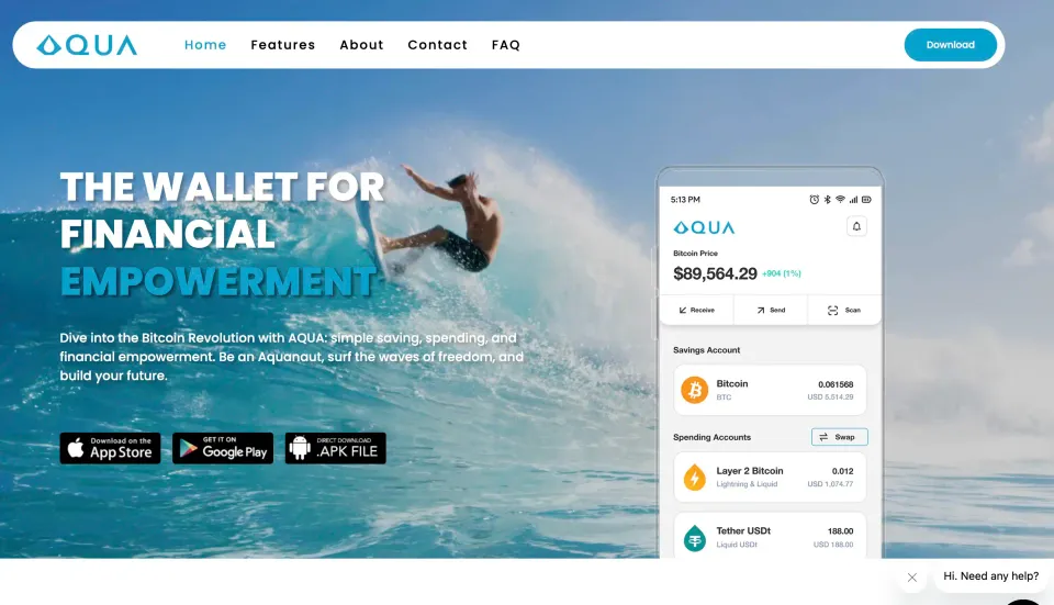 Aqua Wallet Review