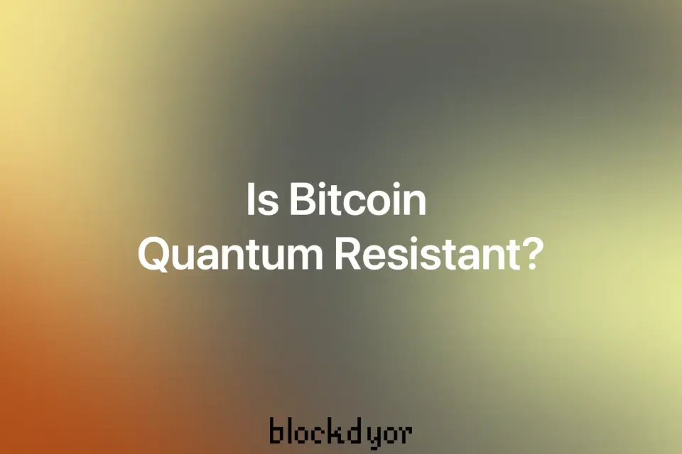 Is Bitcoin Quantum Resistant?
