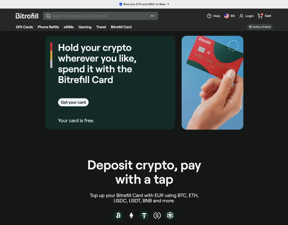 Bitrefill Card Review