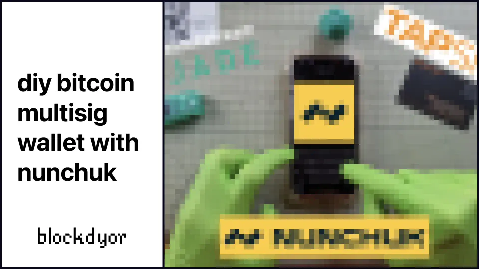 How to Set Up a DIY Bitcoin Multisig Wallet With Nunchuk